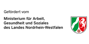 Wir werden gefördert vom Ministerium für Arbeit, Gesundheit und Soziales des Landes NRW